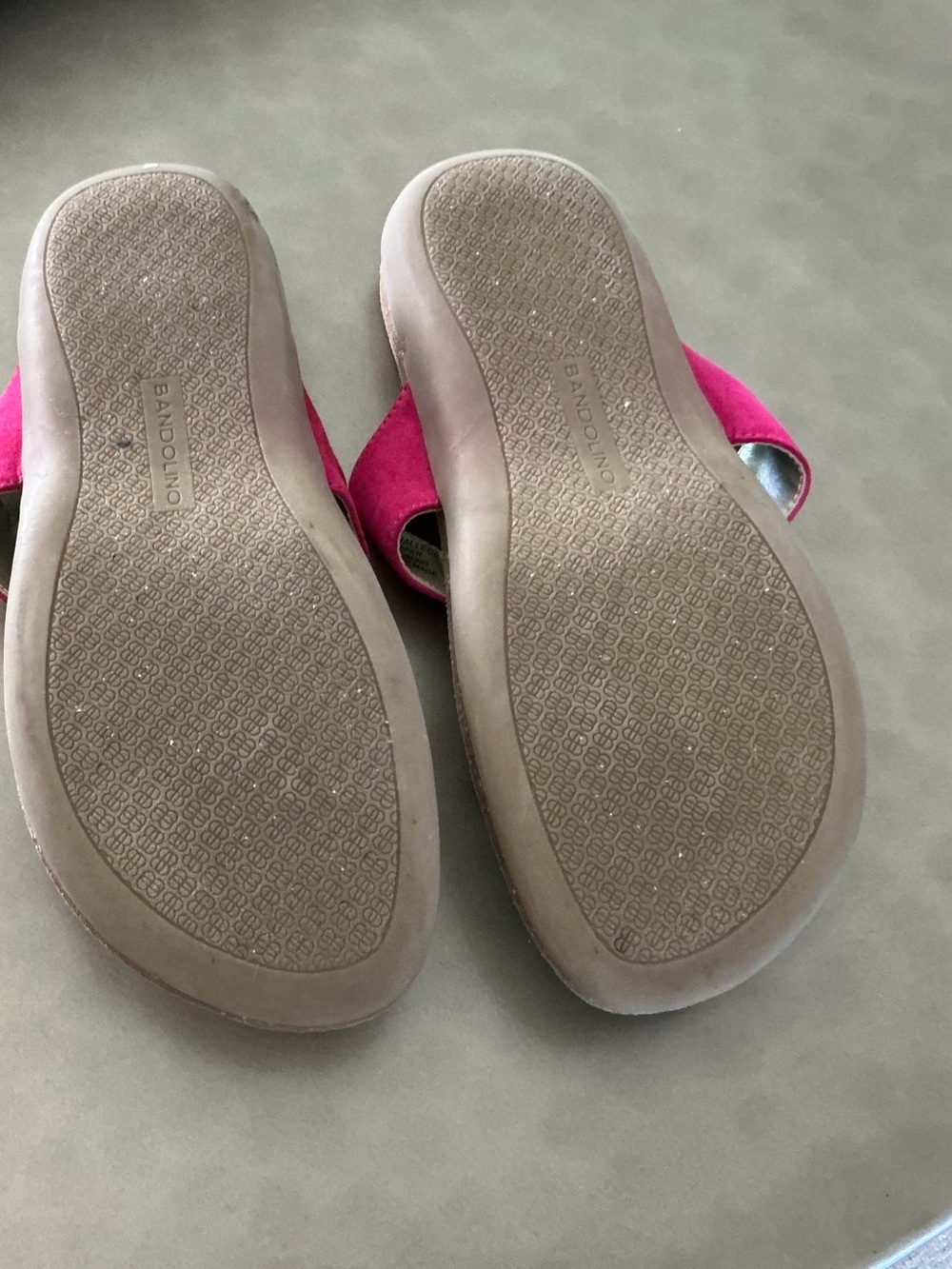 Bandolino Women's Fuchsia Dressy Fun Sandals, Size 8 - Picture 7 of 7